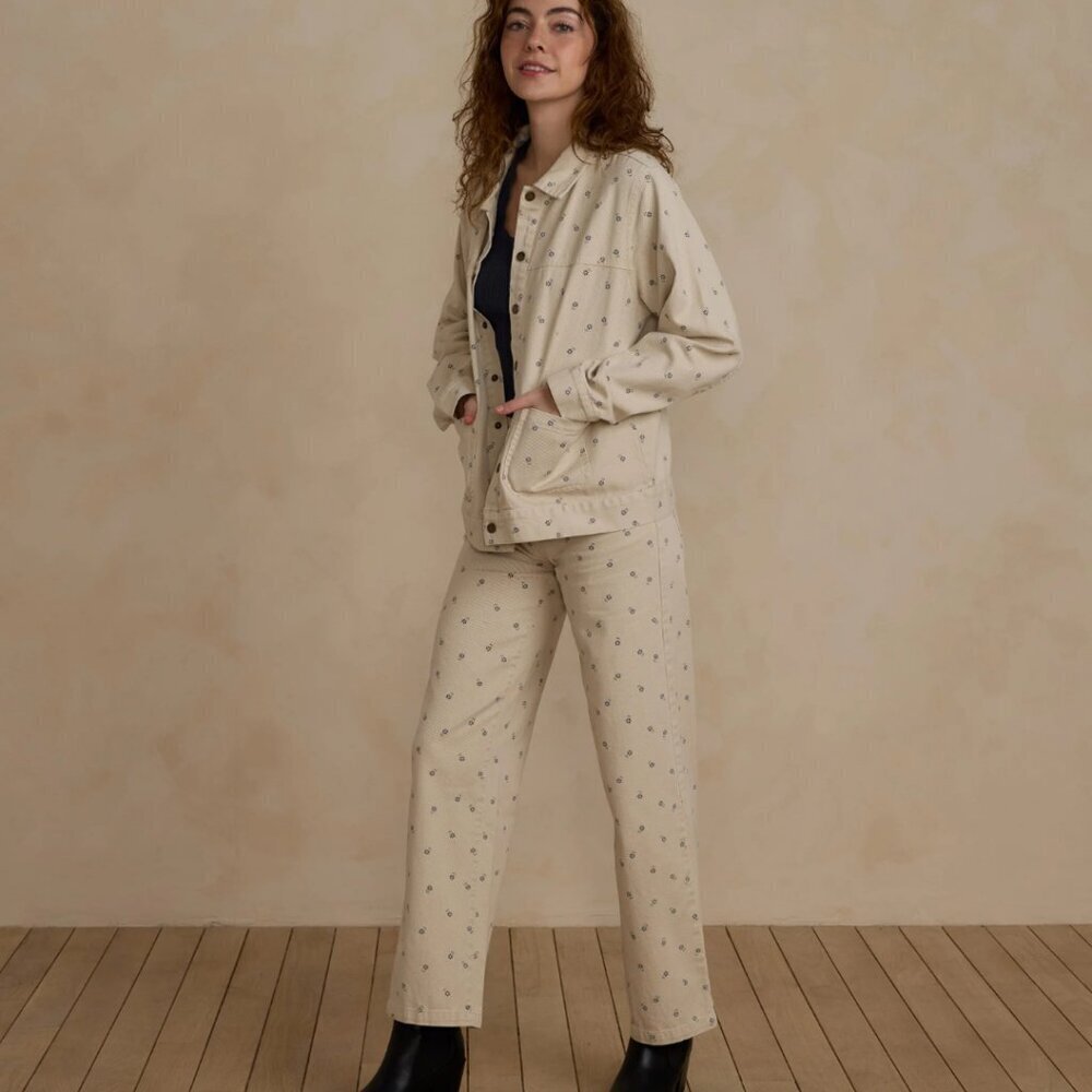 NWT - Rylee + Cru Straight Leg Pant | Blue Daisy​​​